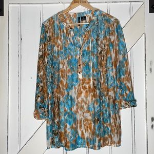 👑 2 for $15 sale!!  New Directions - Curvy Sz 2X Tunic 3/4 Sleeves